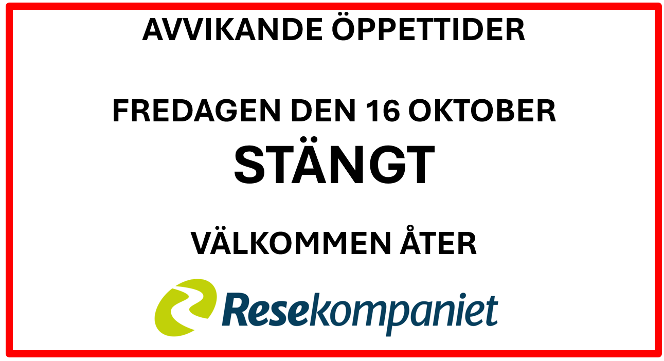 Avvikande öppettider